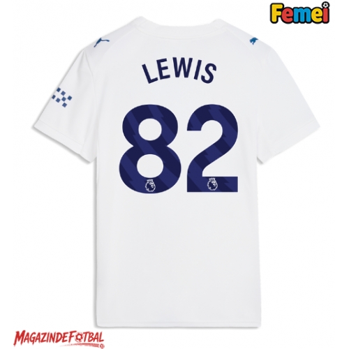 Manchester City Rico Lewis #82 Tricou Fotbal Replică 2026-27 Femei Treilea Manchester City Rico Lewis #82 Tricou Fotbal Replică 2026-27 Femei Treilea